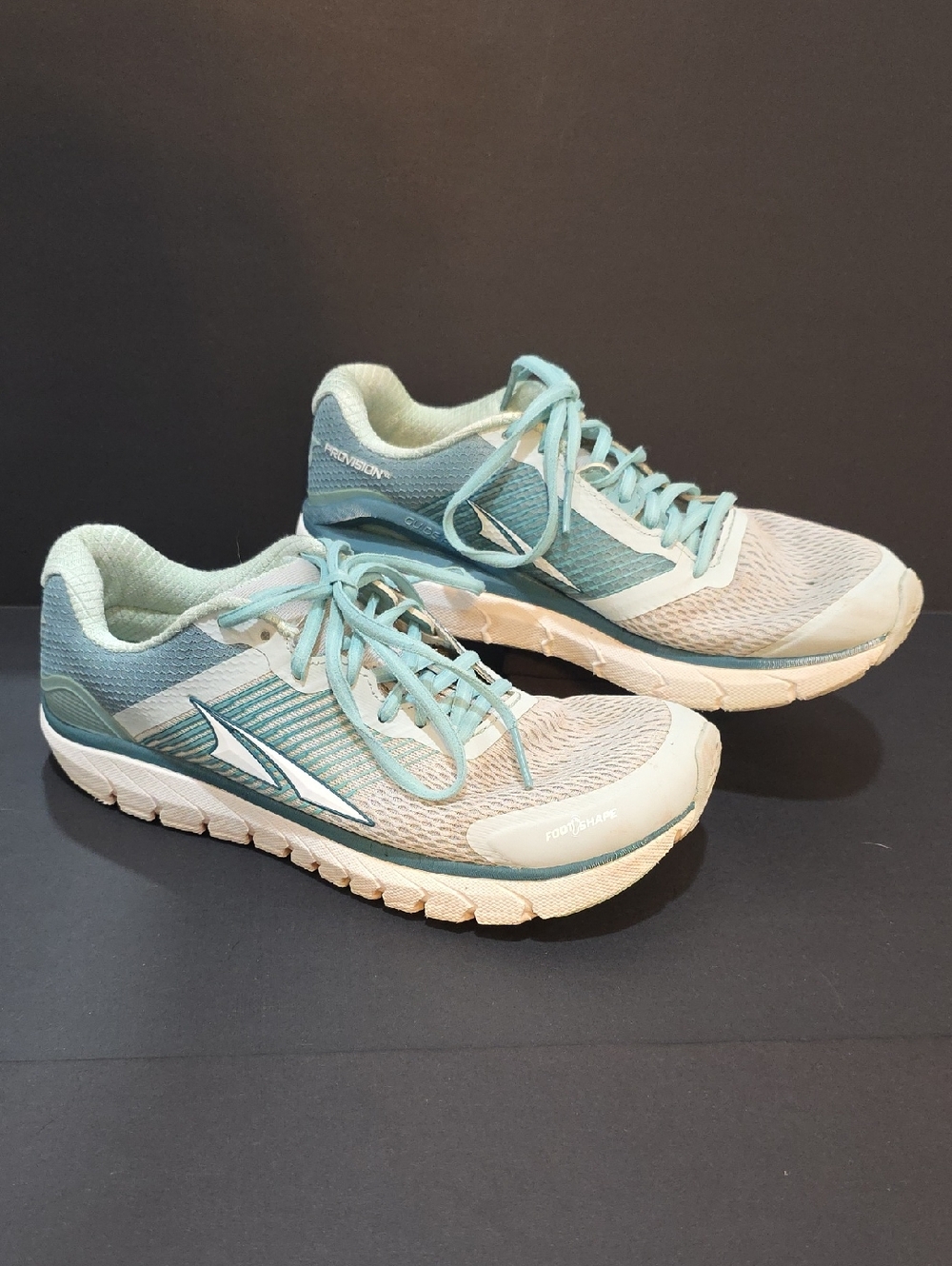 Altra Provision 4.0 Womens Light Blue and White Running Shoes Size 8.5
